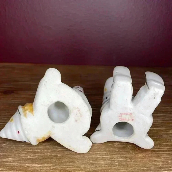 Fun Kitschy Vintage Tumbling Silly Clown Figurines Set of 2 - Picture 5 of 8